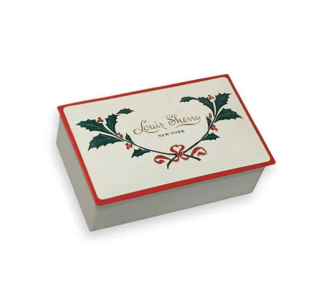 Louis Sherry Holly Jolly 12-piece Tin