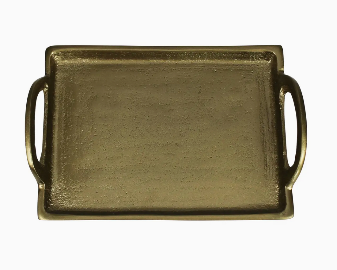 Fitz Brass Trays with Handles