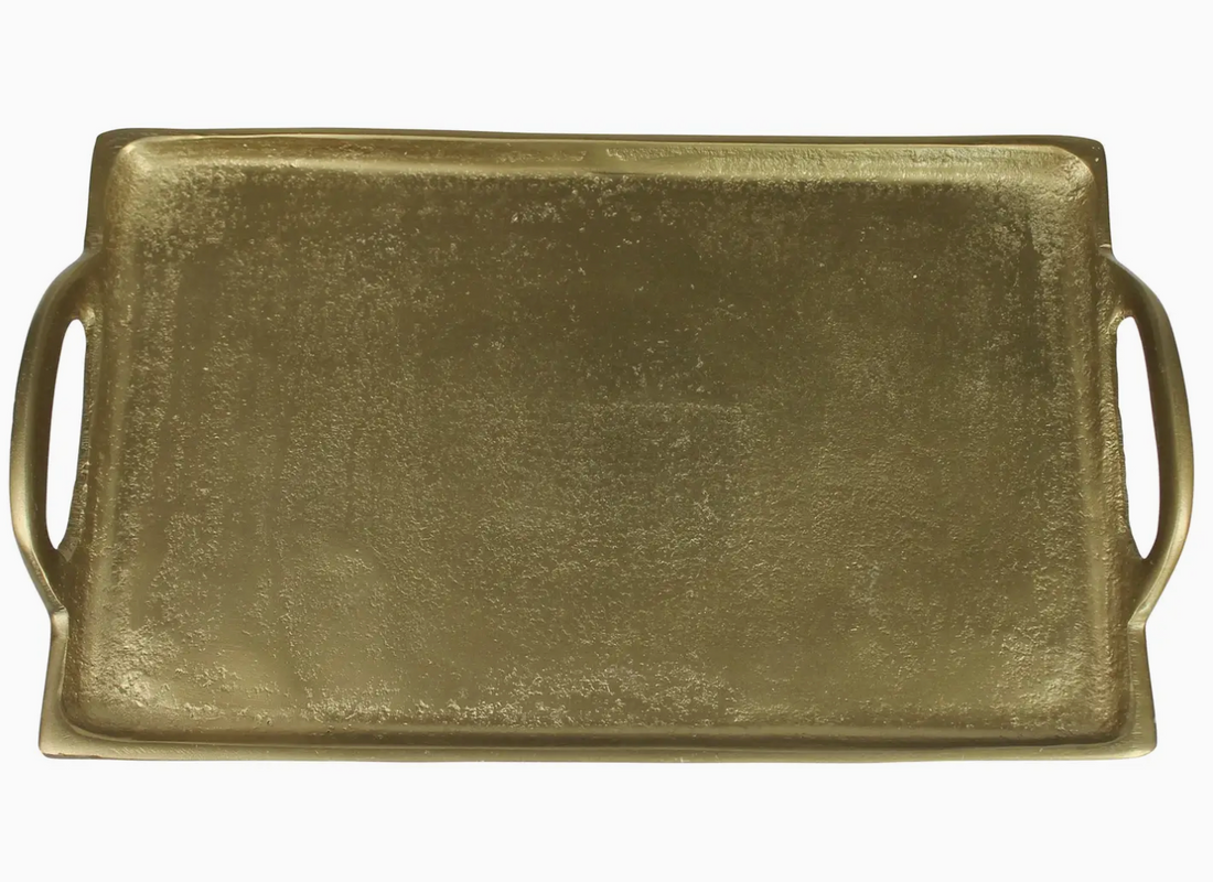 Fitz Brass Trays with Handles