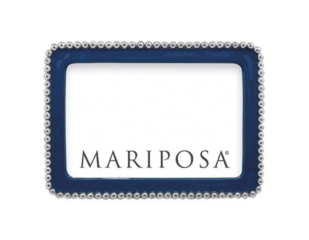 Beaded Blue Frame