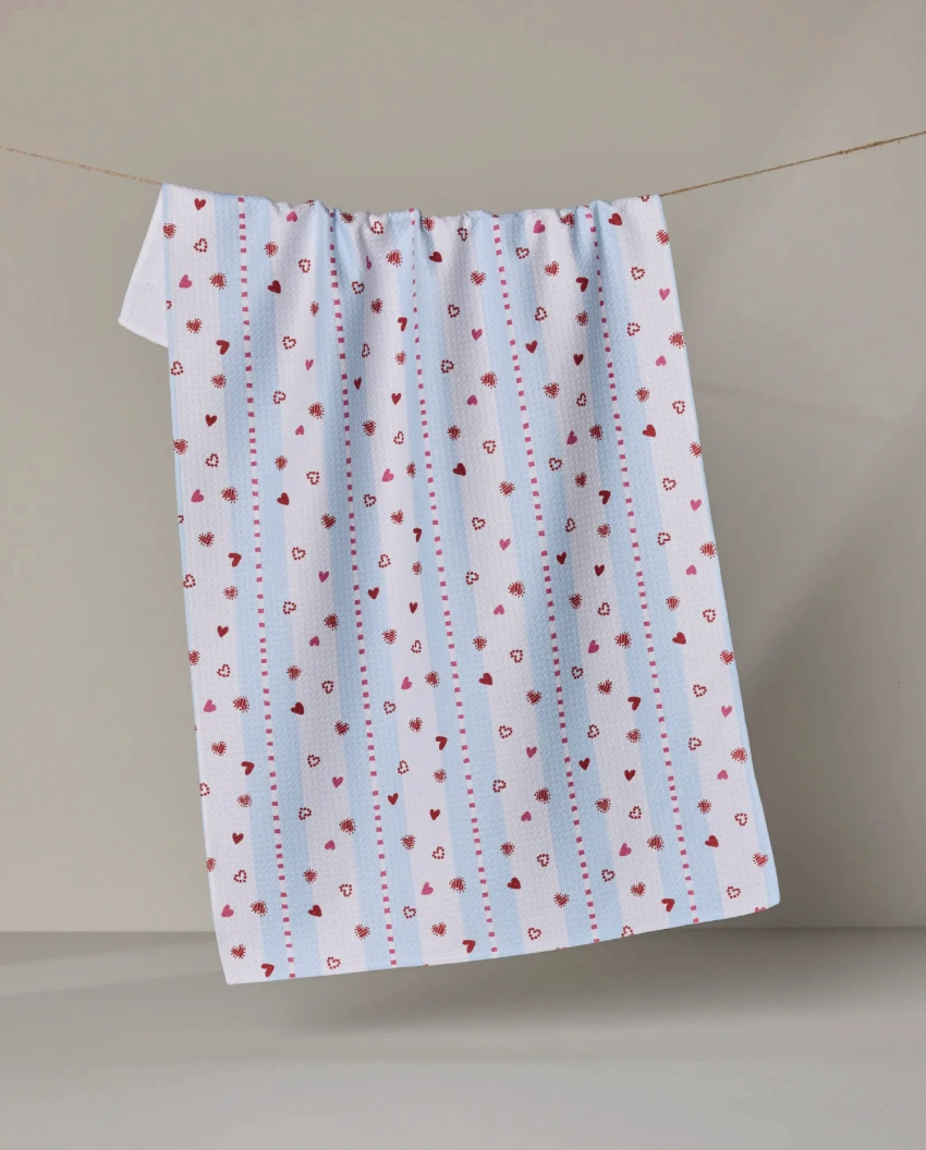 Love Stripes Tea Towel