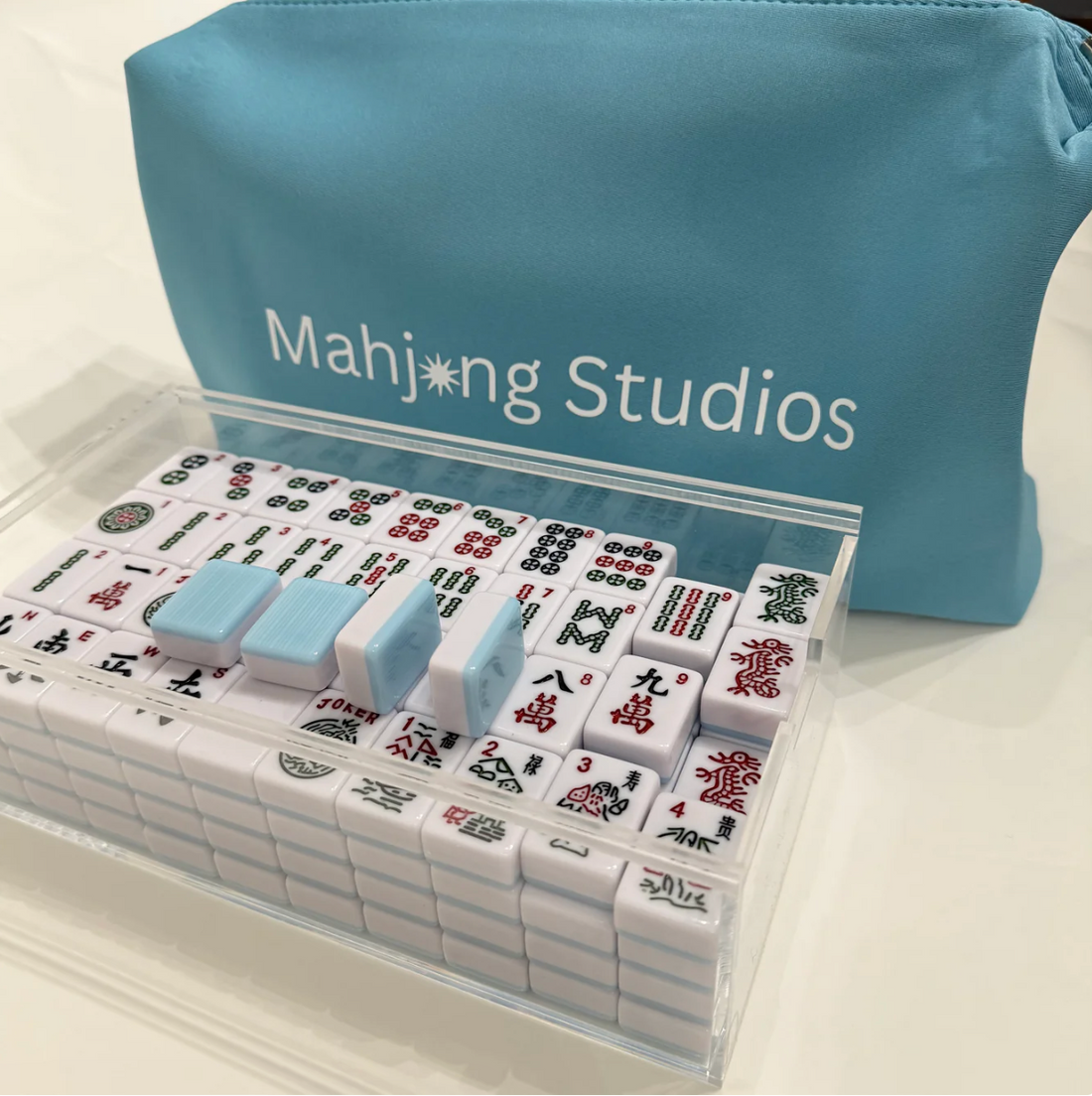 Bamboo Sky Mahjong Tiles