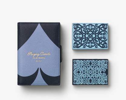Double Playing Cards Leather Case