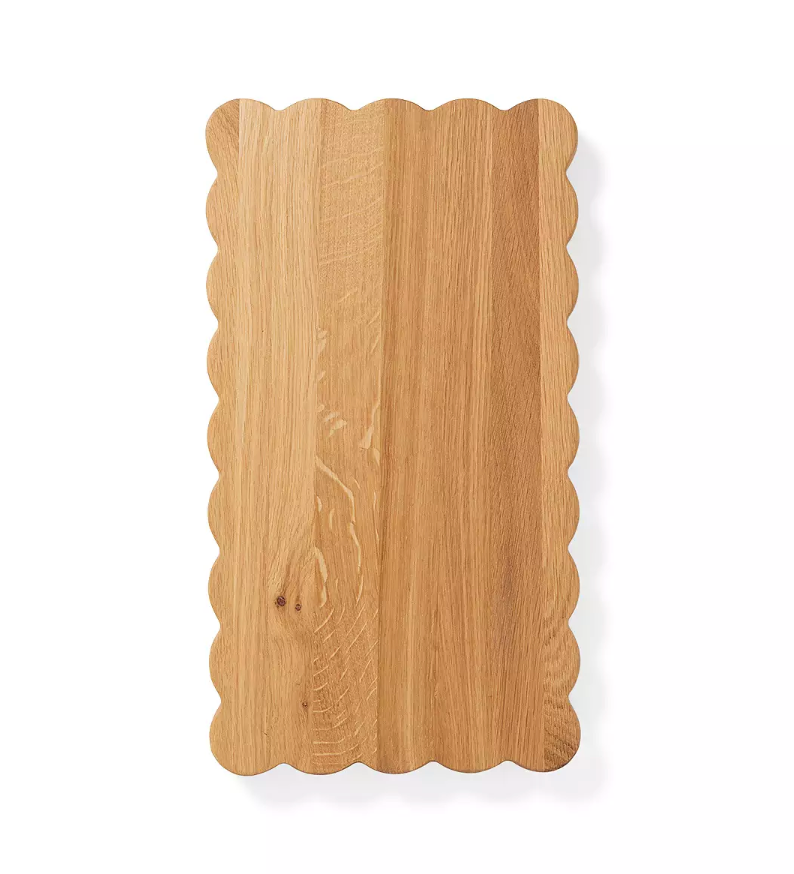 Scalloped Plank Serving Board