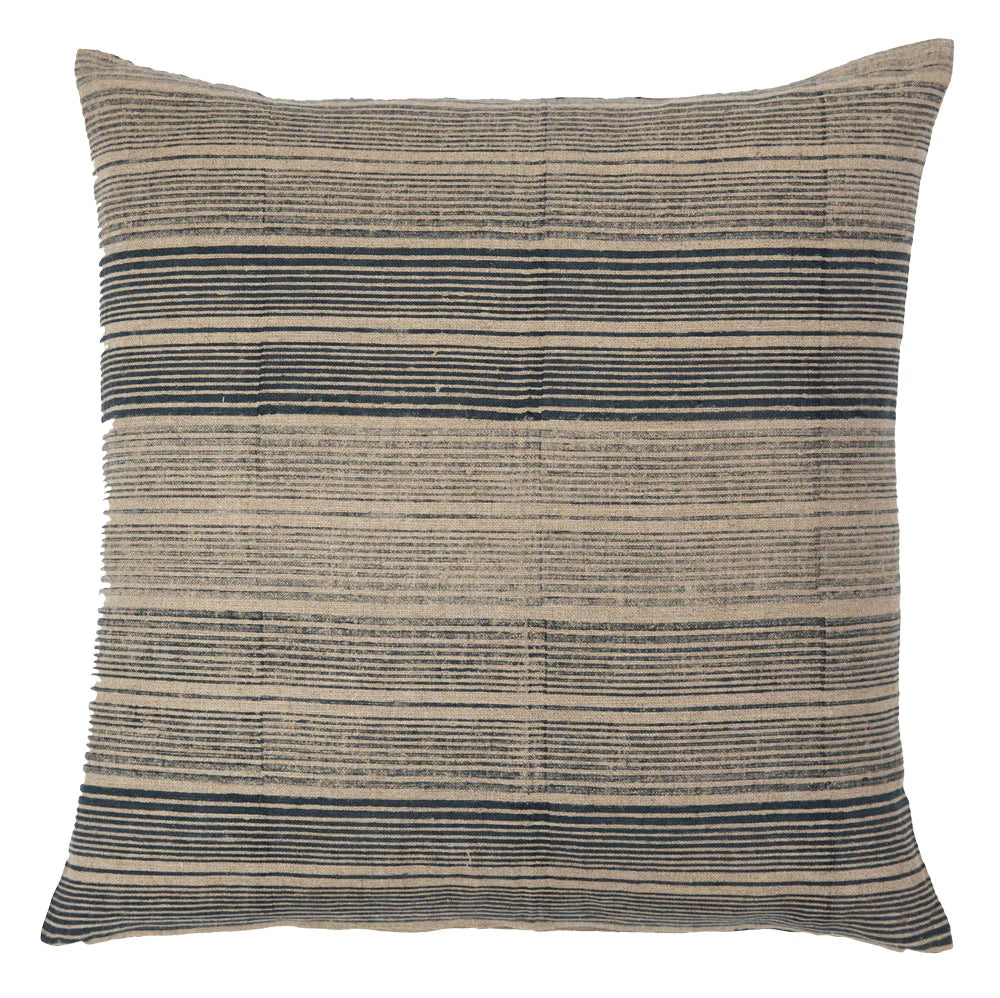 Indigo Shades Stripe Pillow