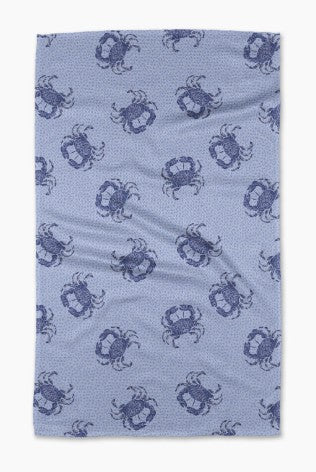 Summer Crabs Tea Towel