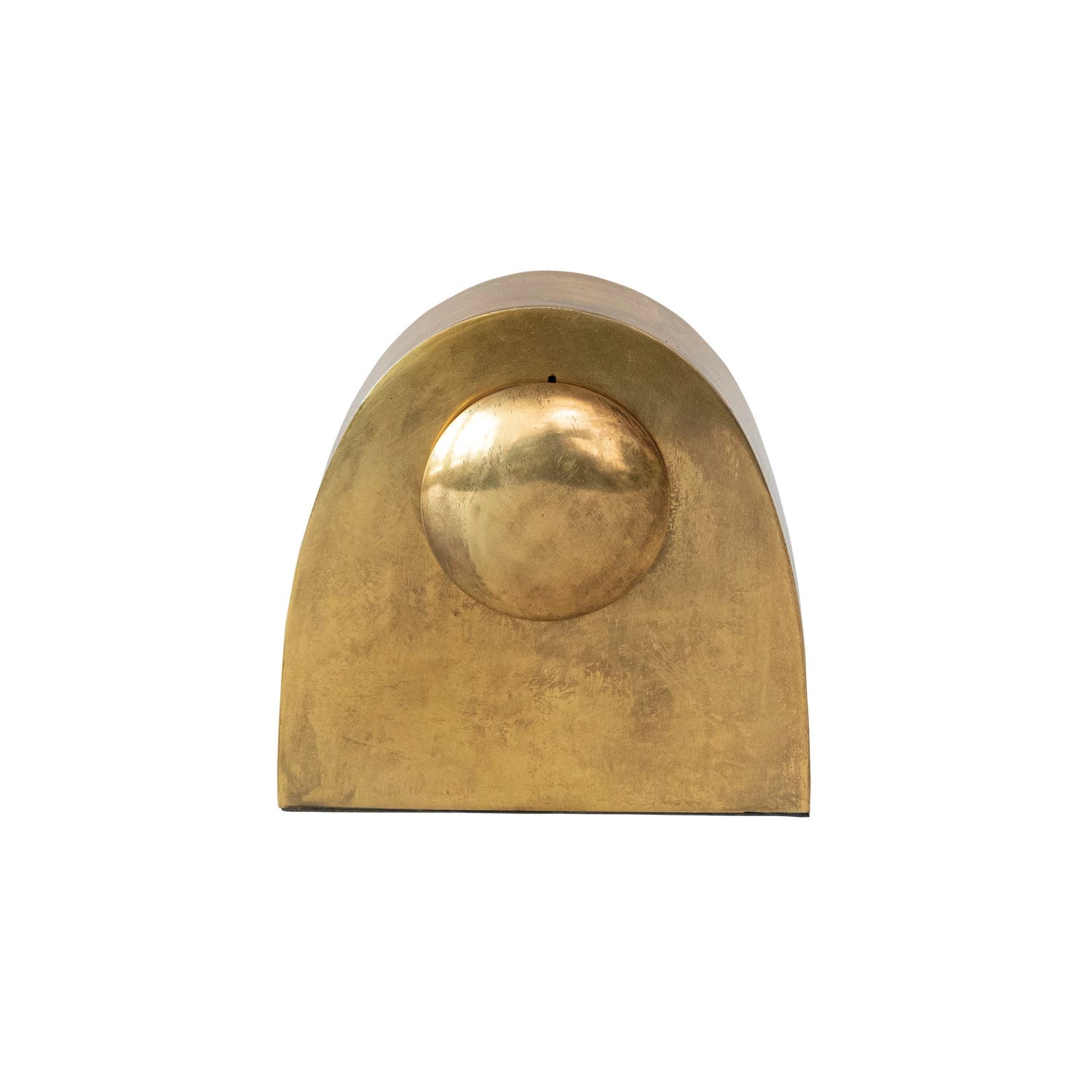 Arched Brass Clock