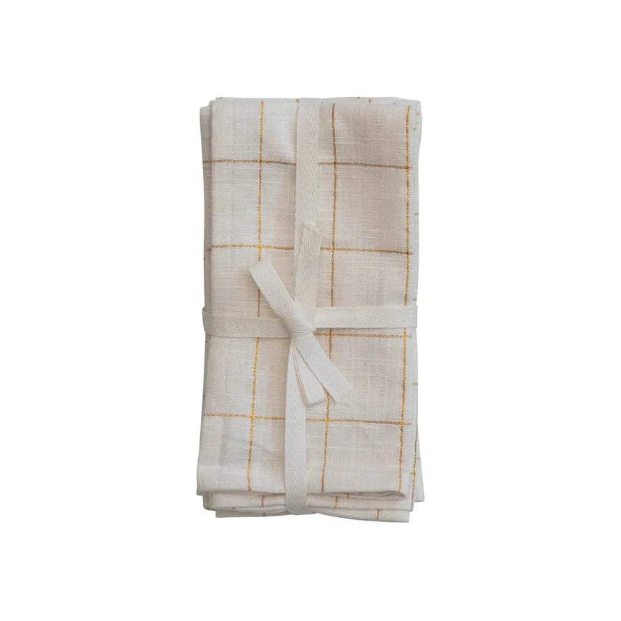 Cream Cloth Napkin Set