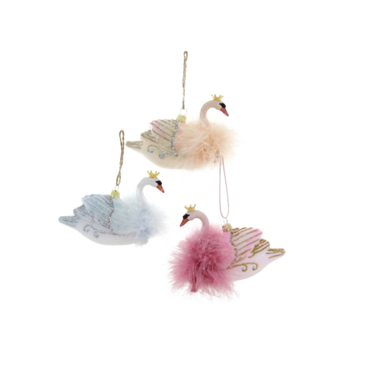 Crowned Swan Ornament
