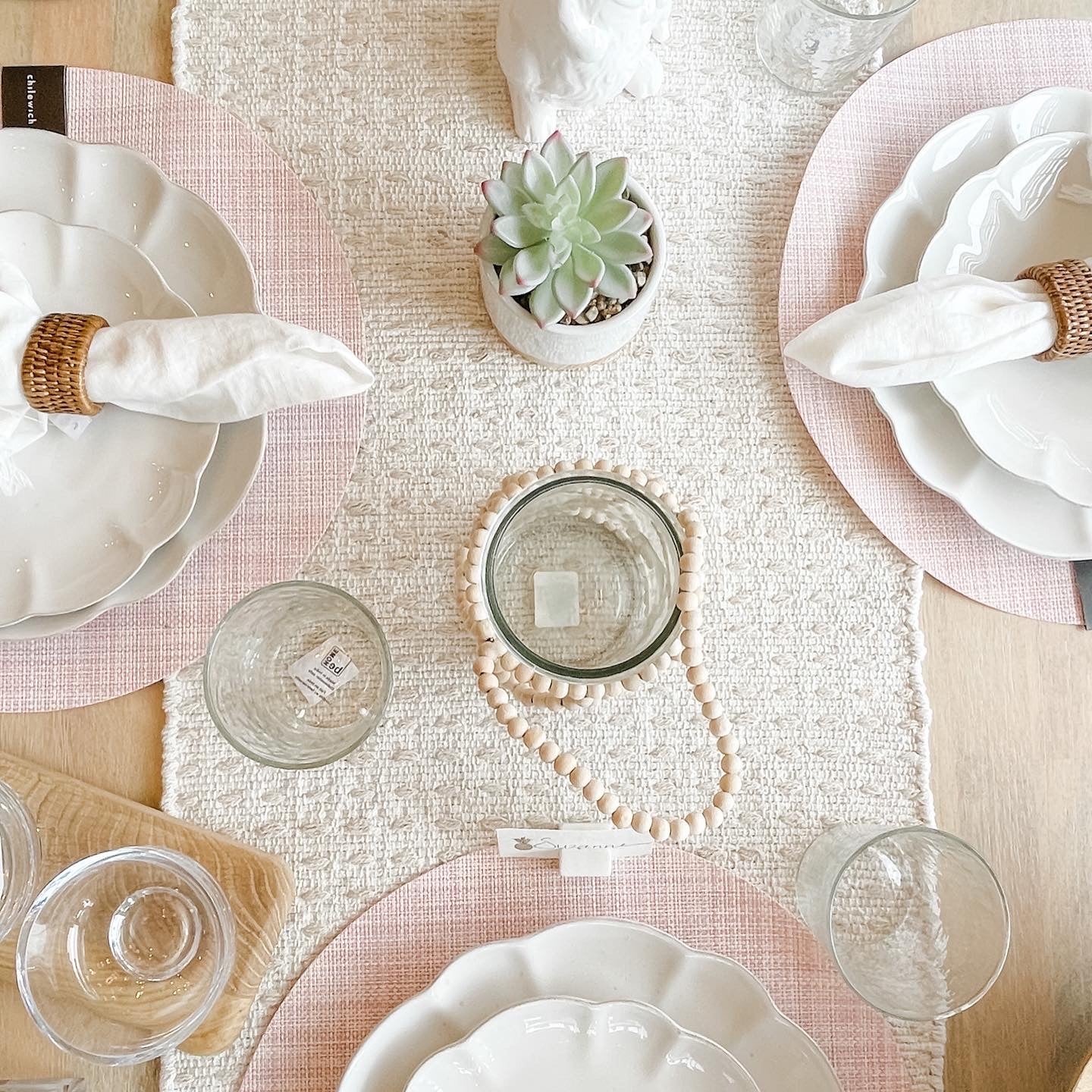 Chilewich Round Mini Basketweave Placemat