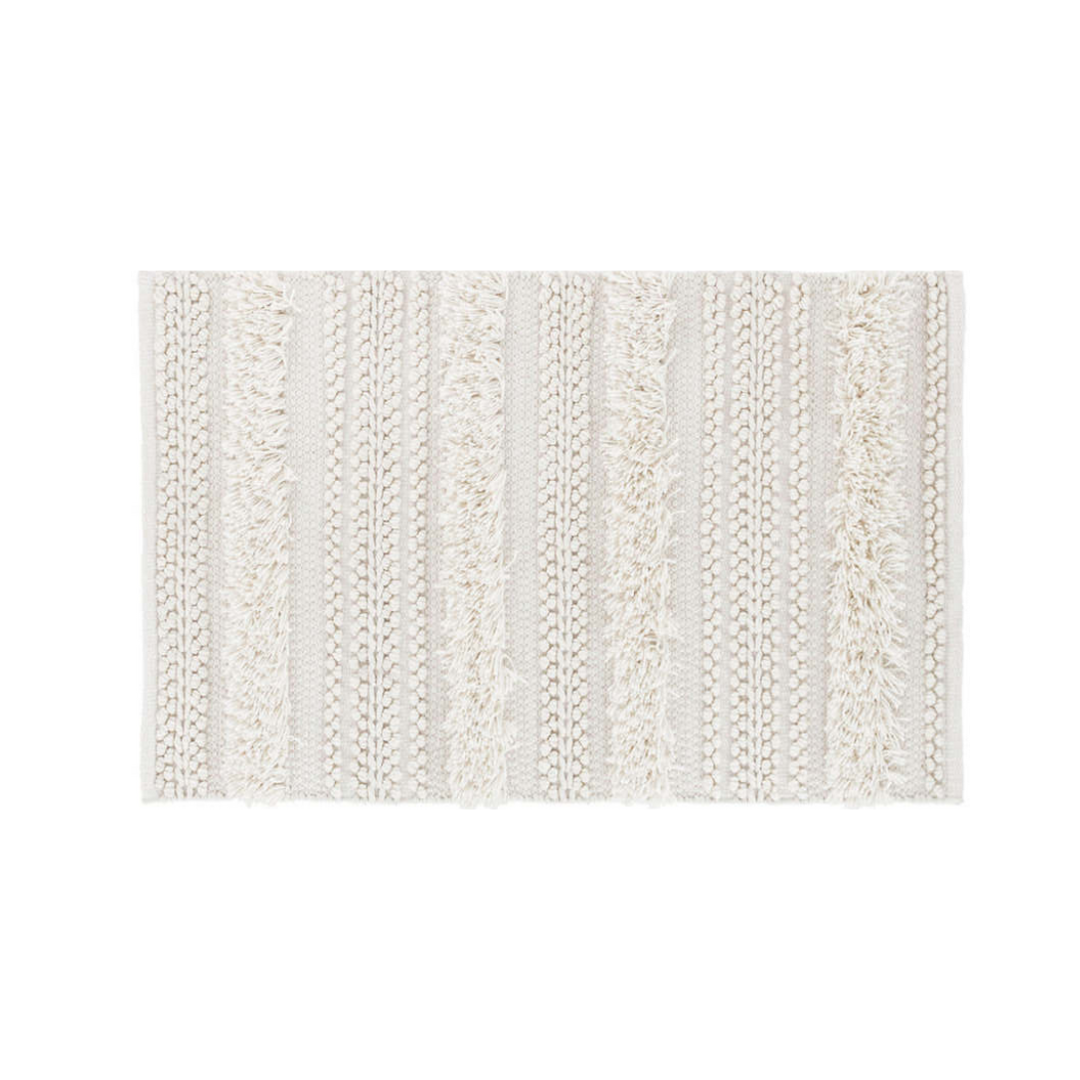 Zhara Ivory Striped Rug