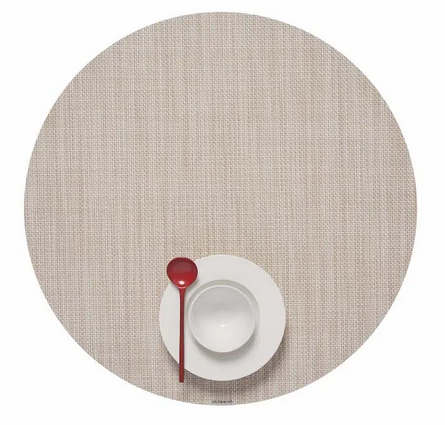 Chilewich Round Mini Basketweave Placemat