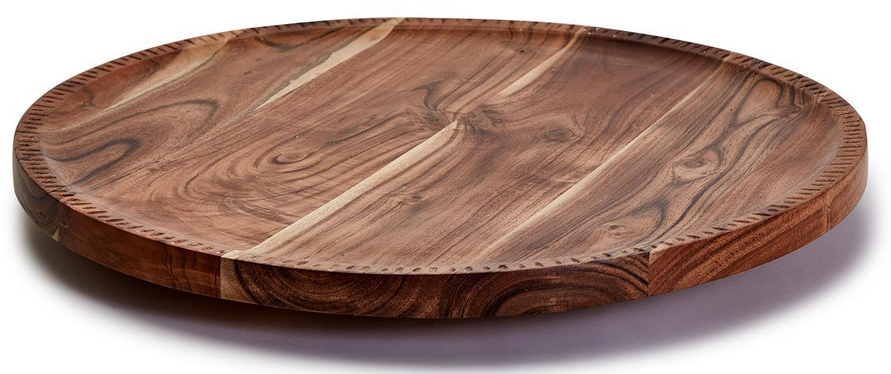 Rotating Wood Charcuterie Board