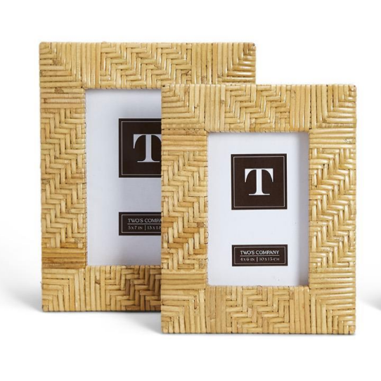 Rattan Photo Frame