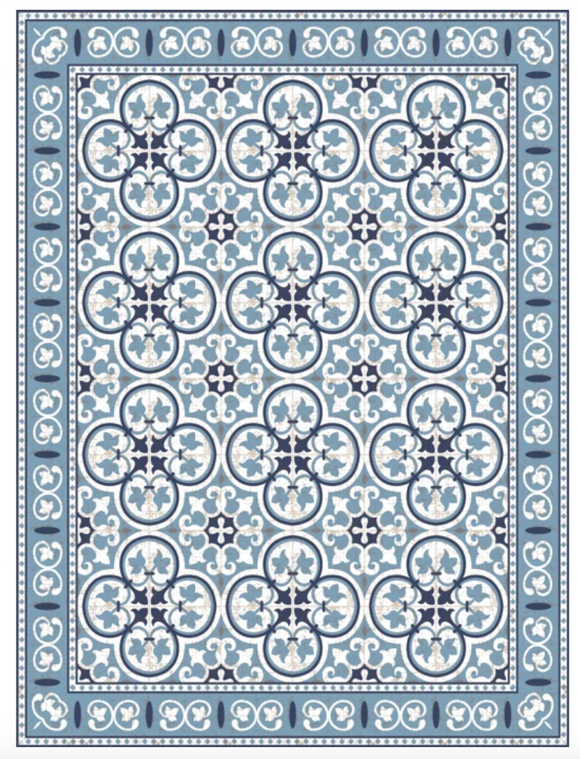 Pinta Blue Vinyl Mat