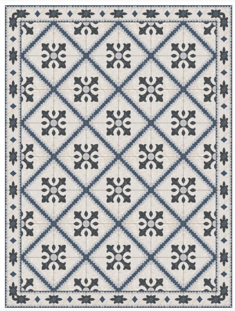 Zig Zag Vinyl Mat