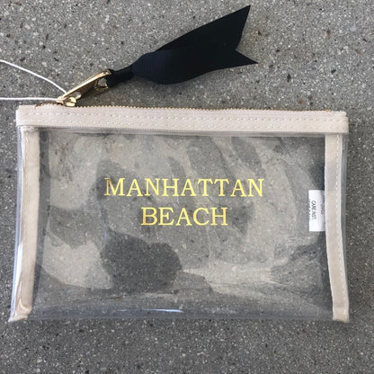 Manhattan Beach Clear Pouch